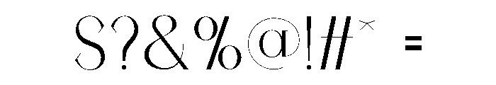 Paras Font OTHER CHARS