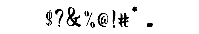 Pariangan Font OTHER CHARS