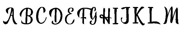 Pariangan Font UPPERCASE