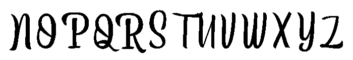Pariangan Font UPPERCASE