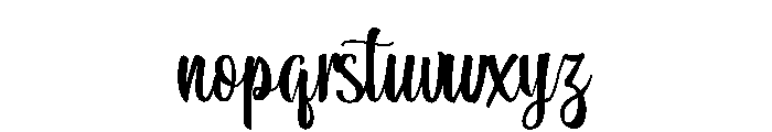 Pariangan Font LOWERCASE