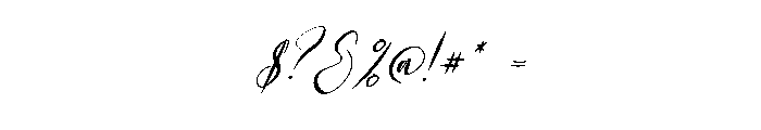 Pariss Hillton Italic Font OTHER CHARS