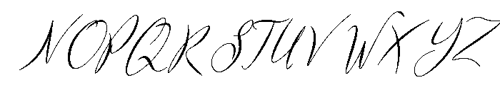 Pariss Hillton Italic Font UPPERCASE
