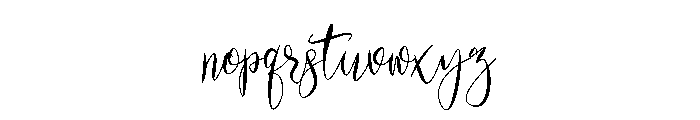 Pariss Hillton Font LOWERCASE