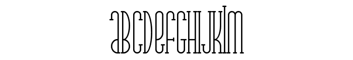 Parkland Serif Font UPPERCASE