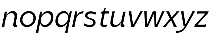 Parson Italic Font LOWERCASE
