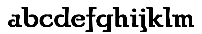 Parsons Regular Font LOWERCASE