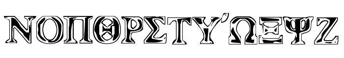 Parthenon Font UPPERCASE