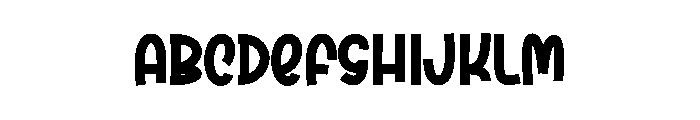 Party Birthday1 Font UPPERCASE