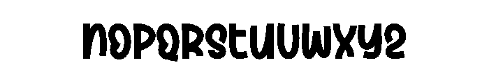 Party Birthday1 Font LOWERCASE