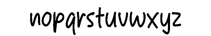 Party Clash Font LOWERCASE