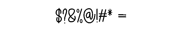 Party Holiday Font OTHER CHARS
