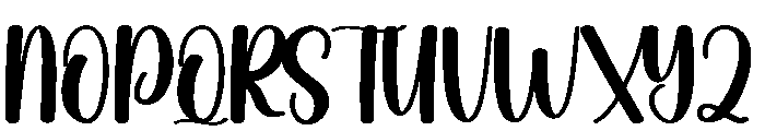 Partying Font UPPERCASE