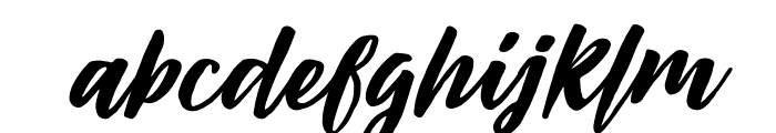 Passifille Italic Font LOWERCASE