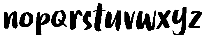 Pasta Pizza Font LOWERCASE