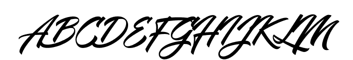 Pastel Trunk Font UPPERCASE