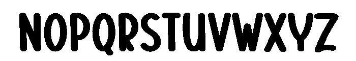Pastel2 Font UPPERCASE
