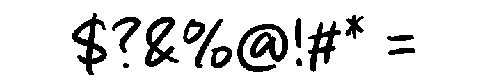 Pastry Cream Font OTHER CHARS