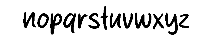 Pastry Cream Font LOWERCASE