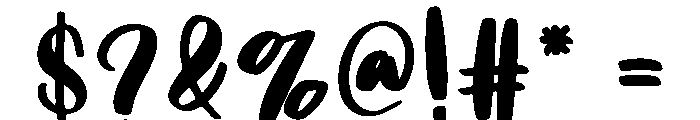 Pastry Font OTHER CHARS