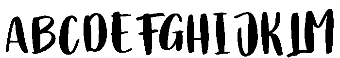 Pastry Font UPPERCASE
