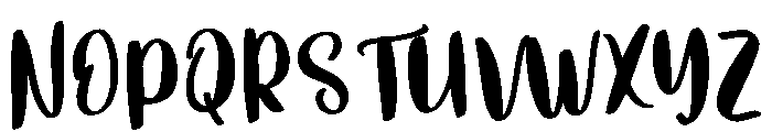 Pastry Font UPPERCASE