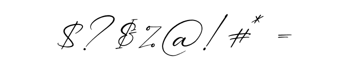 Patricia Signature Font OTHER CHARS