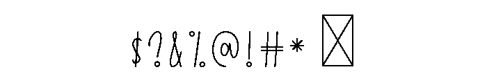 Patrick Time Font OTHER CHARS