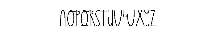 Patrick Time1 Font LOWERCASE