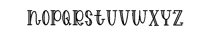 Patrick2 Font LOWERCASE