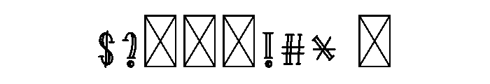 Patrick3 Font OTHER CHARS
