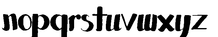 Patto Regular Font LOWERCASE