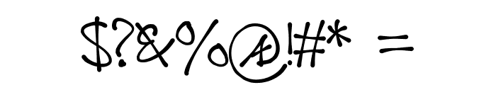!PaulMaul Font OTHER CHARS
