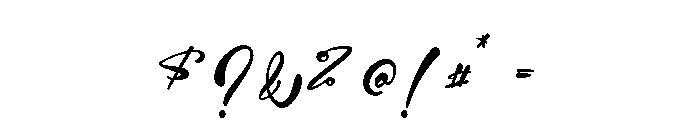 Paula Hazel Font OTHER CHARS