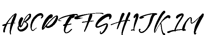 Paula Hazel Font UPPERCASE