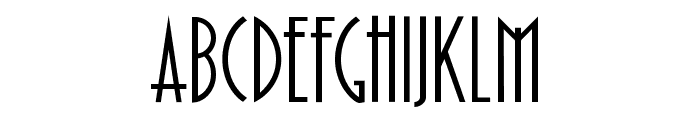 Paulistana Deco Normal Font LOWERCASE