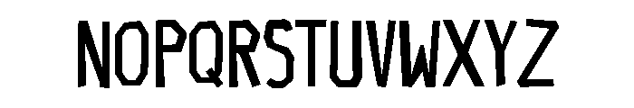 Pazerat Font UPPERCASE