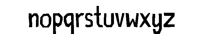 Pazerat Font LOWERCASE