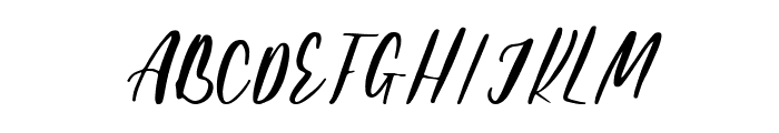 paramore Font UPPERCASE