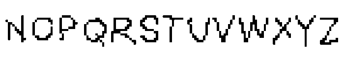 patheticbit Font UPPERCASE