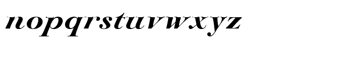 Paganini Bold Italic Font LOWERCASE
