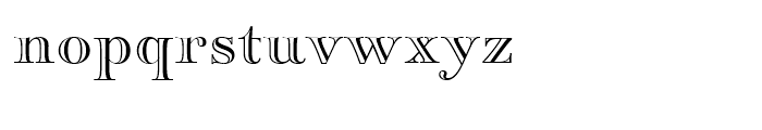 Paganini Open Font LOWERCASE