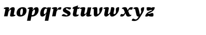 Pagewalker Black Italic Font LOWERCASE