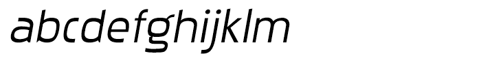 Pakenham Expanded Italic Font LOWERCASE