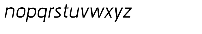 Pakenham Expanded Italic Font LOWERCASE