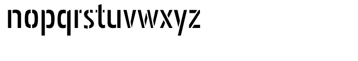 Pakenham Stencil Font LOWERCASE