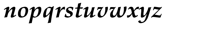Palatino eText Bold Italic Font LOWERCASE