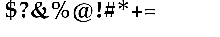 Palatino eText Bold Font OTHER CHARS