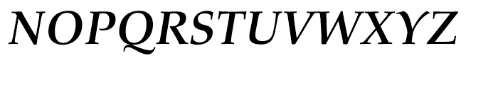 Palatino nova Cyrillic Bold Italic Font UPPERCASE