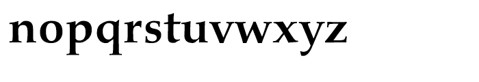 Palatino nova Greek Bold Font LOWERCASE